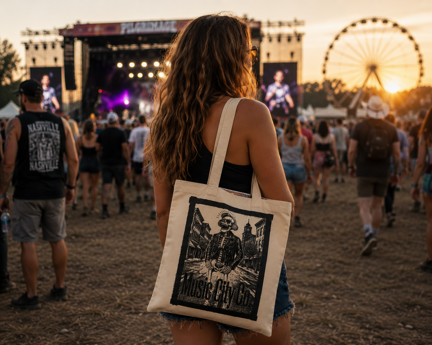 Music City Co. Brand Canvas Tote – Downtown Tote