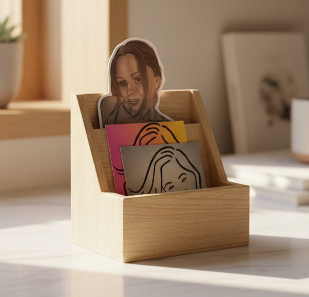 Drawn to Her Brand Vinyl Sticker Pack – 3 Stickers (2 Logo + 1 Full Art)