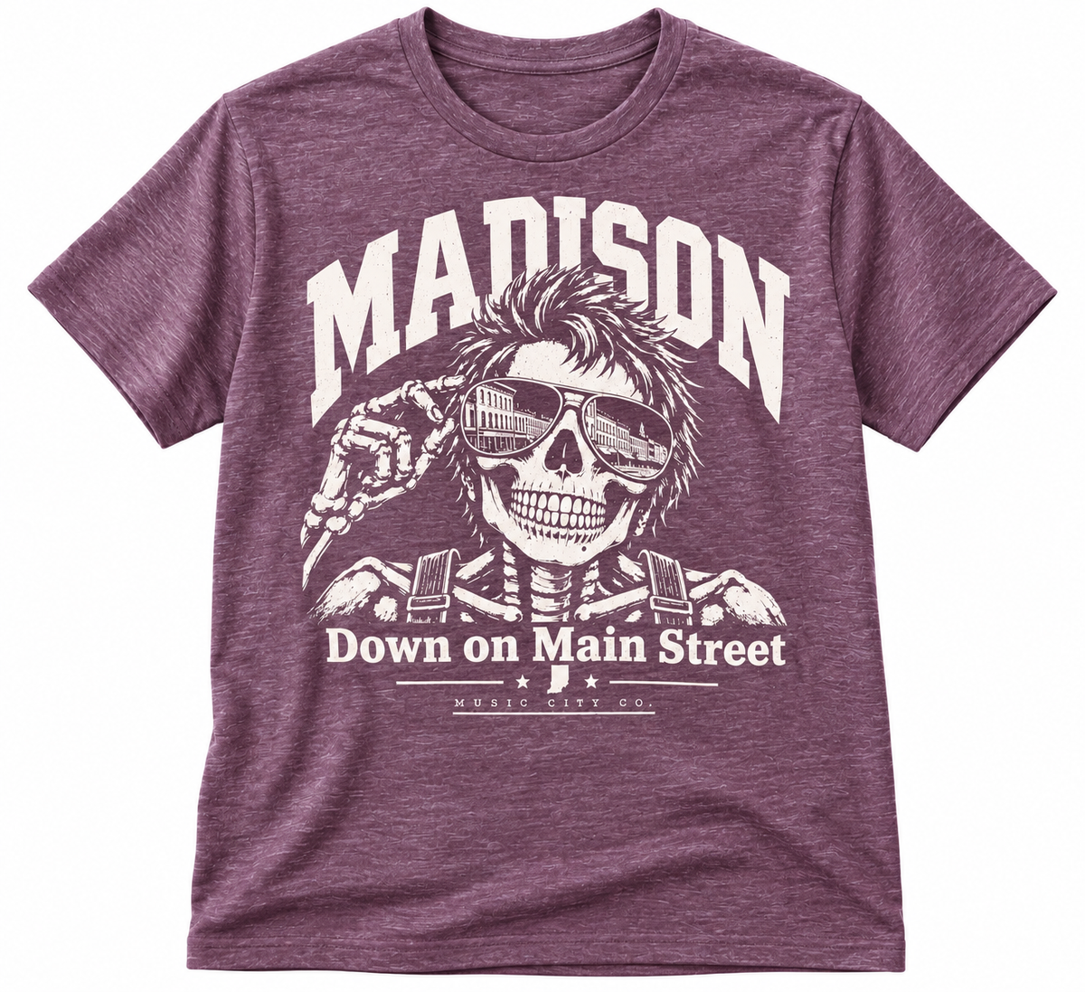 Authentic Ohio Valley — Music City Co. Brand T-Shirt — Down on Main Street—T-Shirt