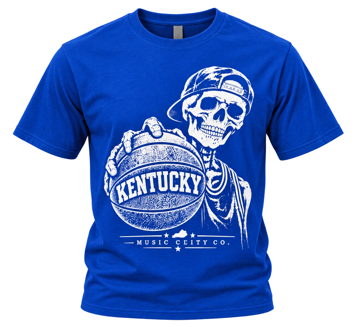 Authentic Ohio Valley — Music City Co. Brand T-Shirt — Kentucky Basketball Skeleton