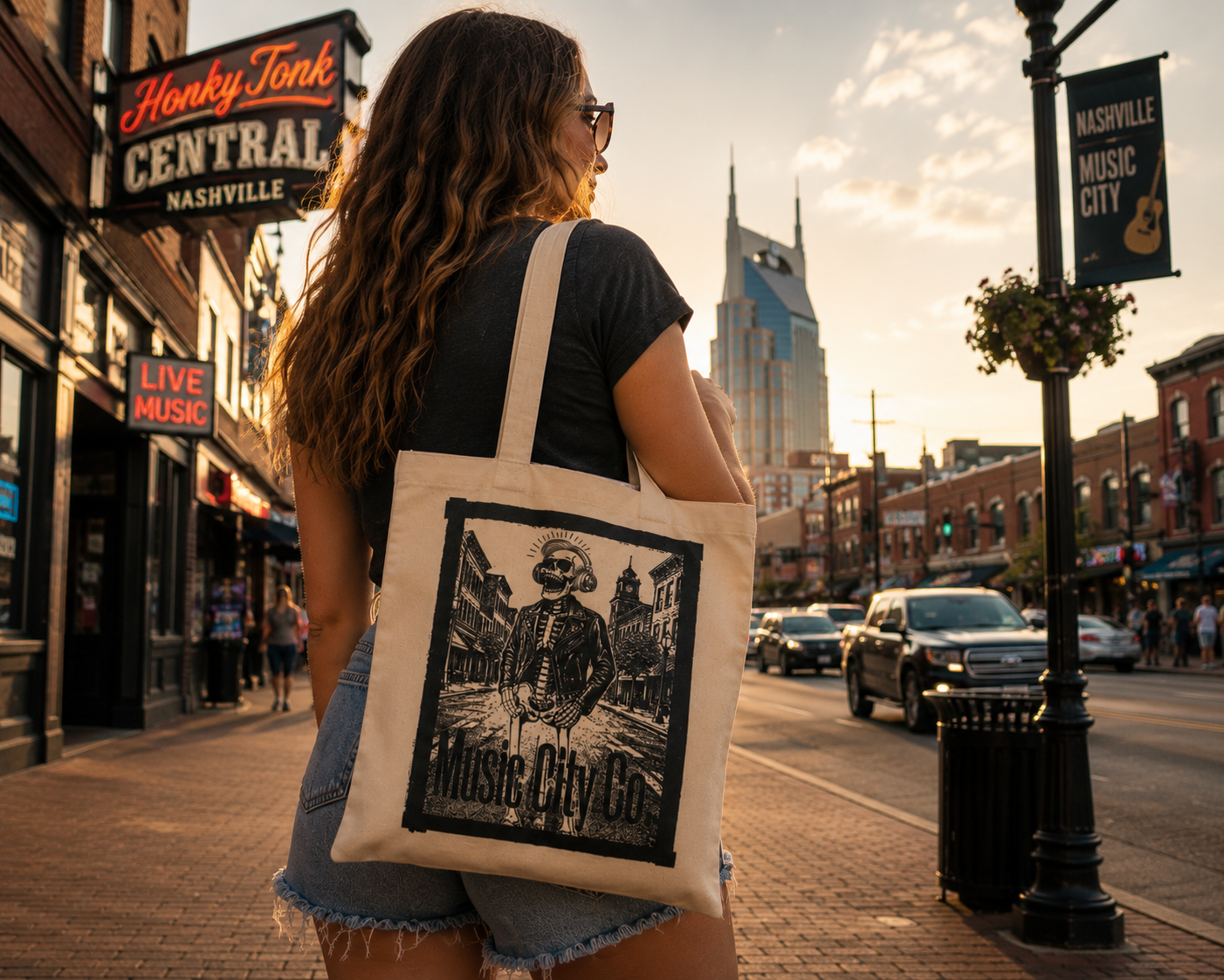 Music City Co. Brand Canvas Tote – Downtown Tote