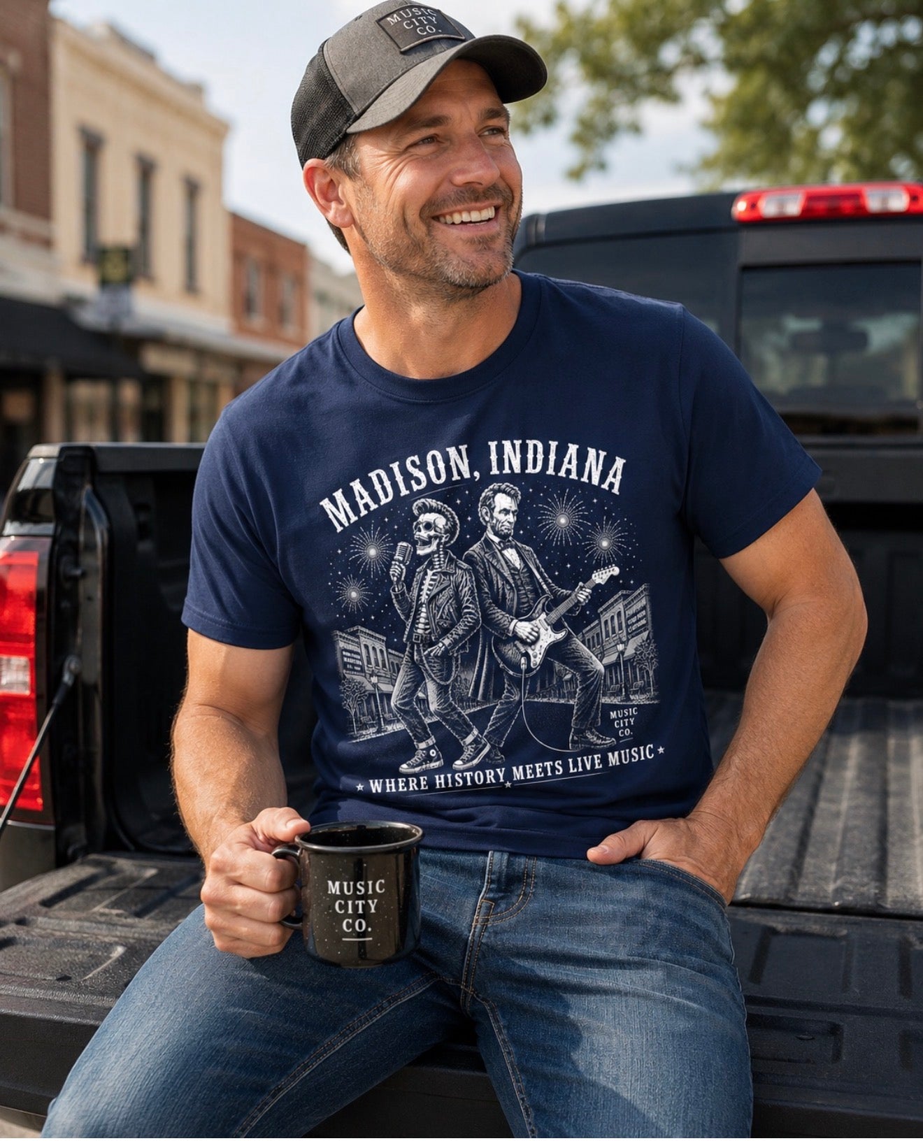 Authentic Ohio Valley – Music City Co. Brand T-Shirt – Where History Meets Live Music