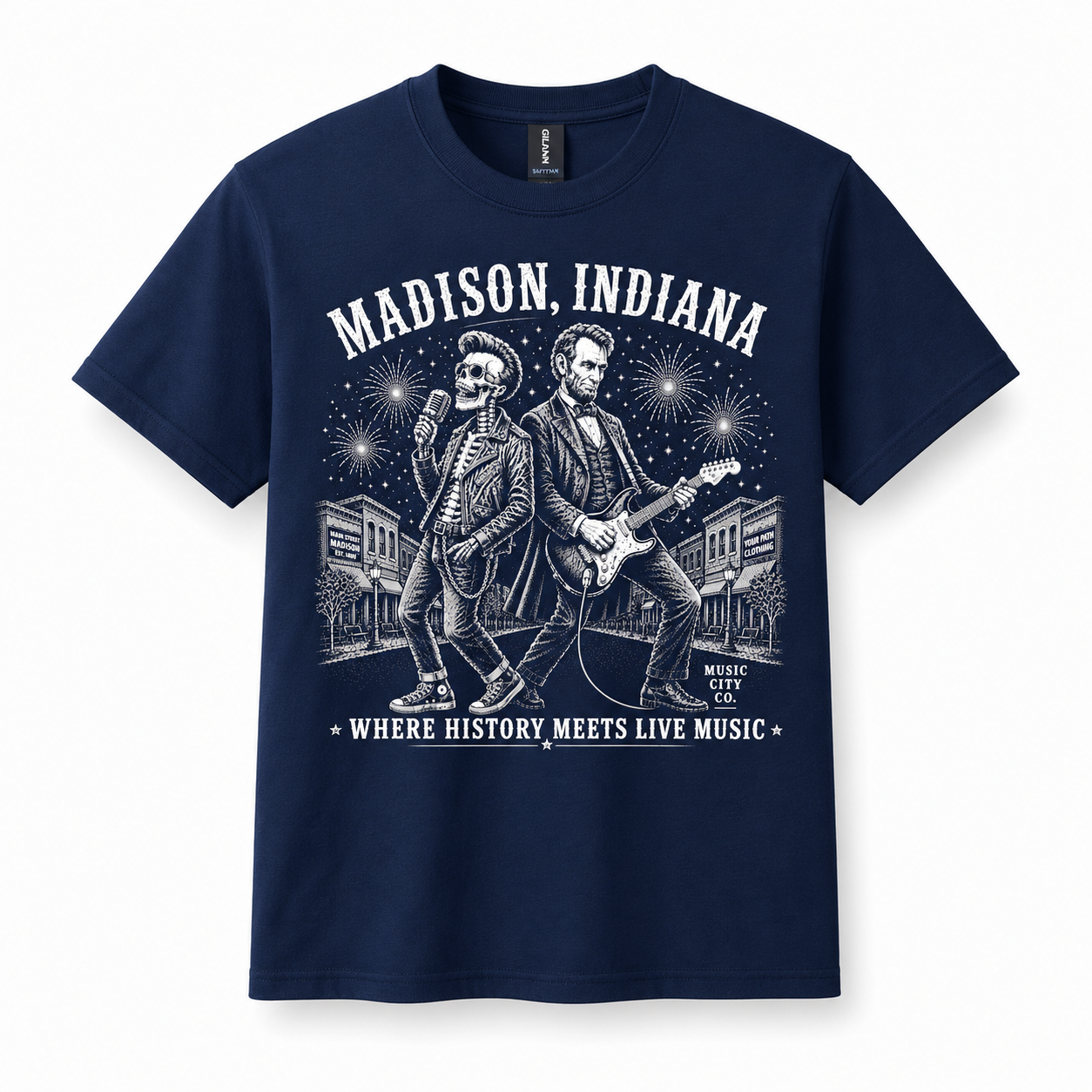 Authentic Ohio Valley – Music City Co. Brand T-Shirt – Where History Meets Live Music