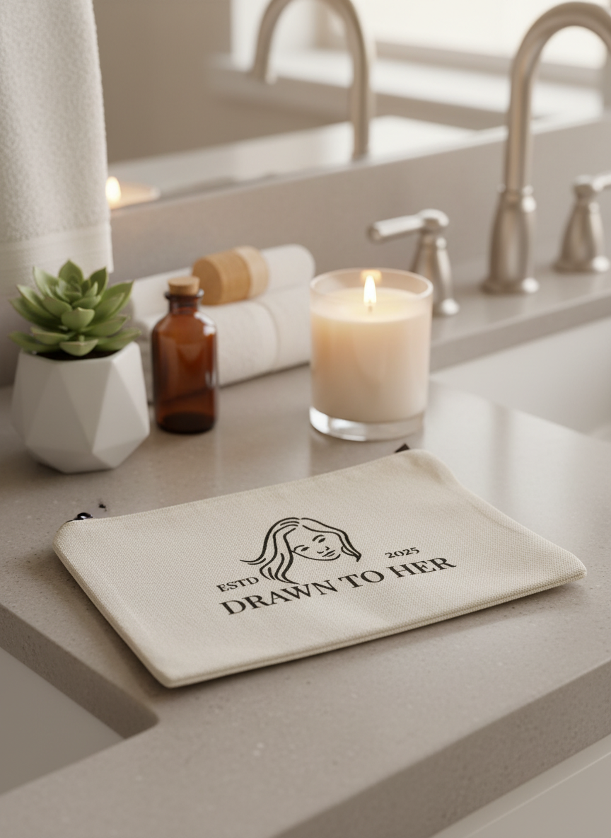 Styled with candle and succulent