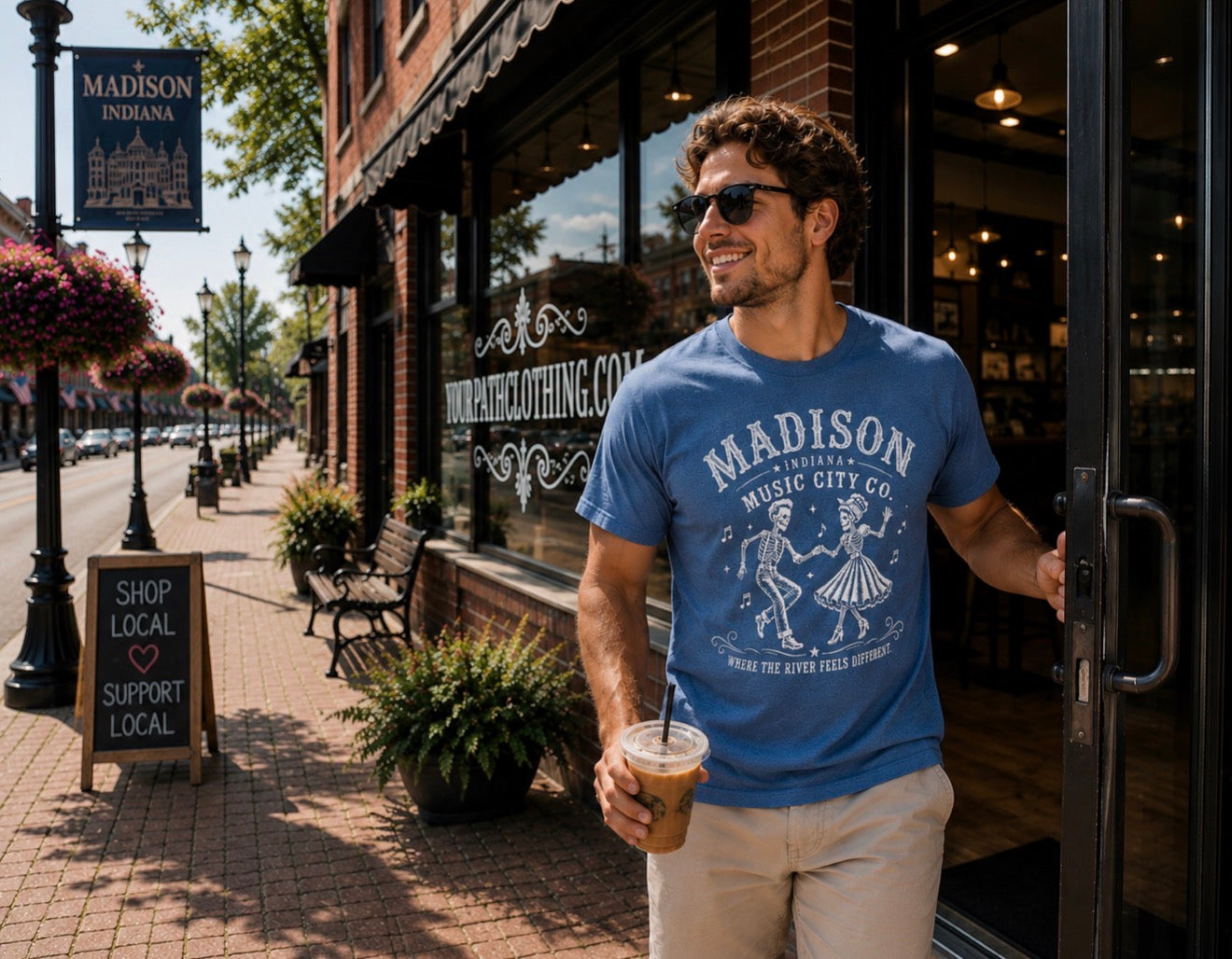 Music City Co. Brand T-Shirt — Where the River Feels Different