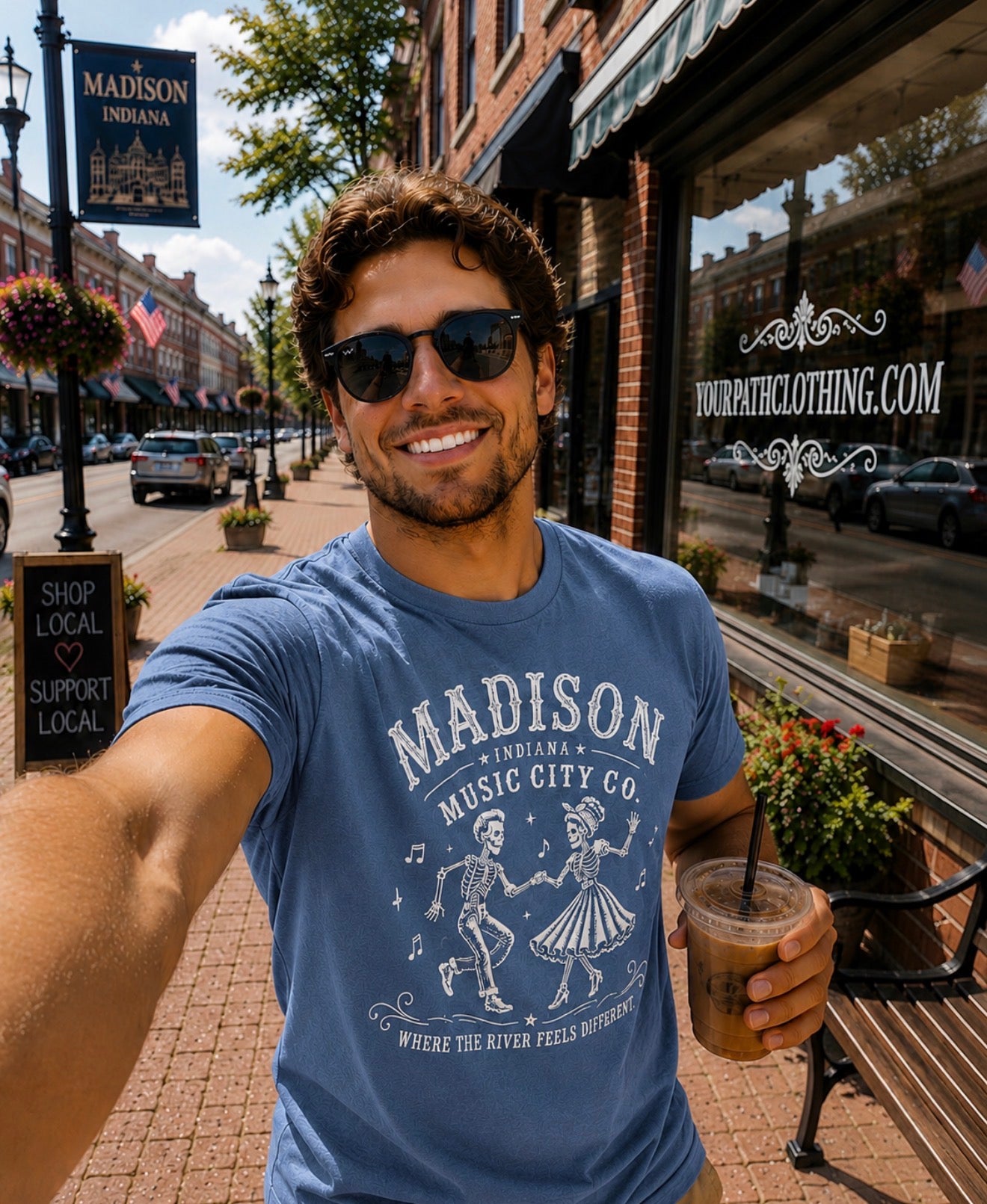Music City Co. Brand T-Shirt — Where the River Feels Different