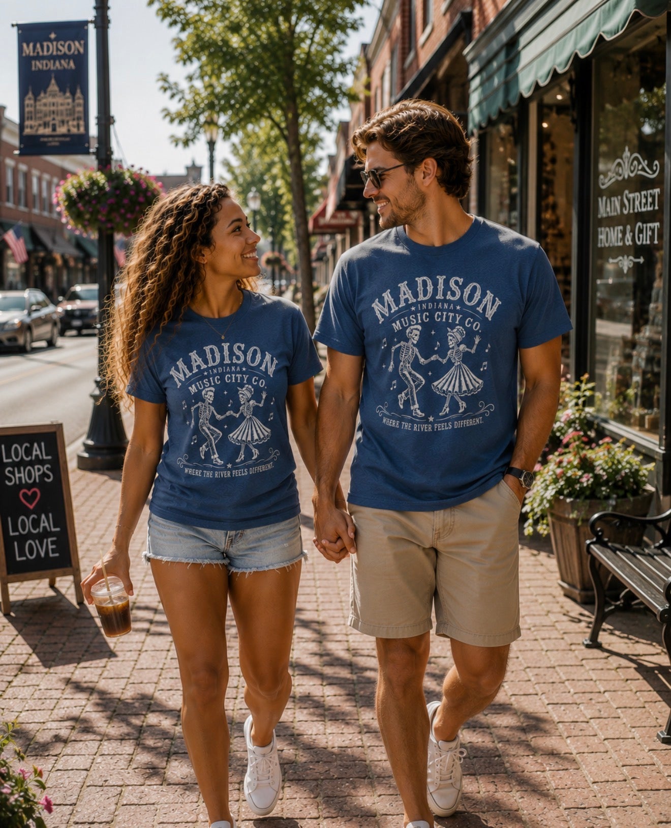 Music City Co. Brand T-Shirt — Where the River Feels Different